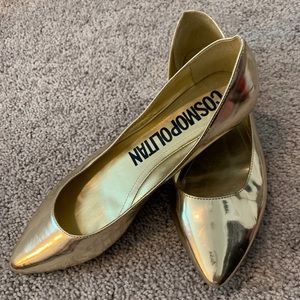 GOLD Slip ons by Cosmopolitan size 9